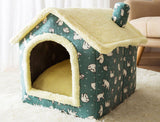 Foldable Enclosed Pet Bed