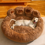 Fleece-Lined Pet Sofa Bed