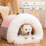 Portable Spliced Plush Pet Nest