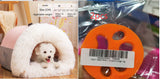 Portable Spliced Plush Pet Nest