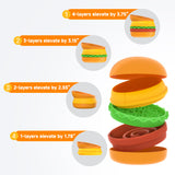 Hamburger Appearance Pet  Bowl Combination