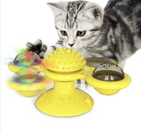 Interactive Rotating Disk-Cat Toy