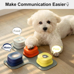 Dog Talking Buttons with Mat – Train Your Dog to Speak!