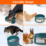 74.4oz Heated Pet Water Bowl
