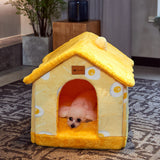 Foldable Enclosed Pet Bed