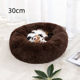 Washable Plush Donut Pet Bed
