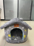 Foldable Enclosed Pet Bed