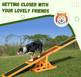 Wooden Dog Agility Seesaw