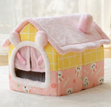 Foldable Enclosed Pet Bed