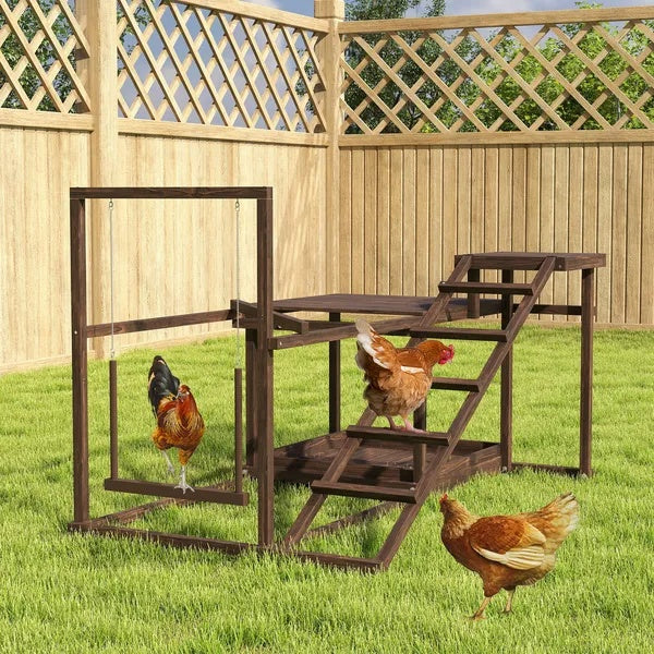 Chicken Activity Shelf – Multi-Level Roosting & Play Station