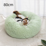 Washable Plush Donut Pet Bed