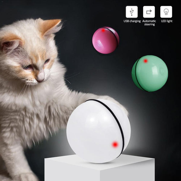 Interactive LED Cat Toy Bal