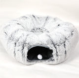 Cat Tunnel Nest – Soft Plush Tunnel Bed for All Seasons
