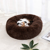 Washable Plush Donut Pet Bed