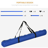 PawHut 4-Piece Dog Agility Training Set with Adjustable Jump Bars & Carry Bag